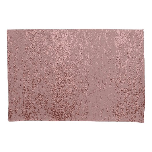 Metallic gouden textuur, roos kwarts. kussensloop (Voorkant)
