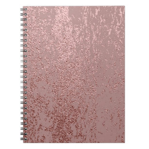 Metallic gouden textuur, roos kwarts. notitieboek