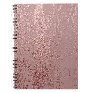 Metallic gouden textuur, roos kwarts. notitieboek