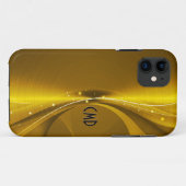 Metallic gouden tinten roestvrij staal look Case-Mate iPhone case (Achterkant (horizontaal))