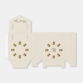 Metallic Gradient Design. Monogram Bedankdoosjes (Uitgevouwen)