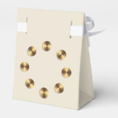 Metallic Gradient Design. Monogram Bedankdoosjes (Achterkant)