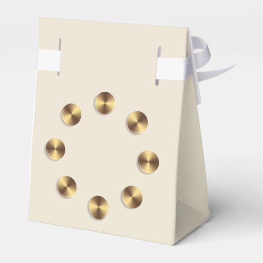 Metallic Gradient Design. Monogram Bedankdoosjes (Achterkant)