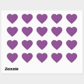 Metallic Grape Hart Sticker (Vel)