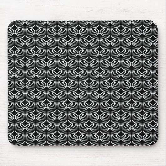 Metallic Gray Radiant Elegance Mousepad Muismat (Voorkant)