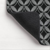Metallic Gray Uptown Glam Mousepad Muismat (Hoek)