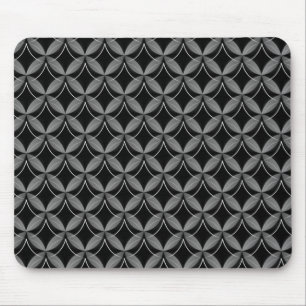 Metallic Gray Uptown Glam Mousepad Muismat