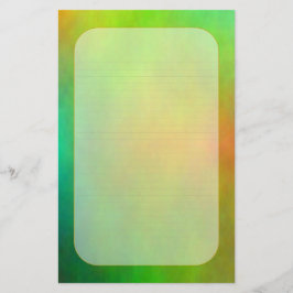 "Metallic Green" fijn geblindeerde banketbakkerij Briefpapier