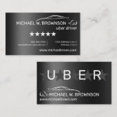 Metallic Grey Automobile Service Logo Visitekaartje (Voorkant / Achterkant)