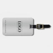 Metallic Grijs Uw BedrijfsDouane van de Logo van h Bagagelabel (Voorkant horizontaal)