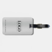 Metallic Grijs Uw BedrijfsDouane van de Logo van h Bagagelabel (Achterkant horizontaal)