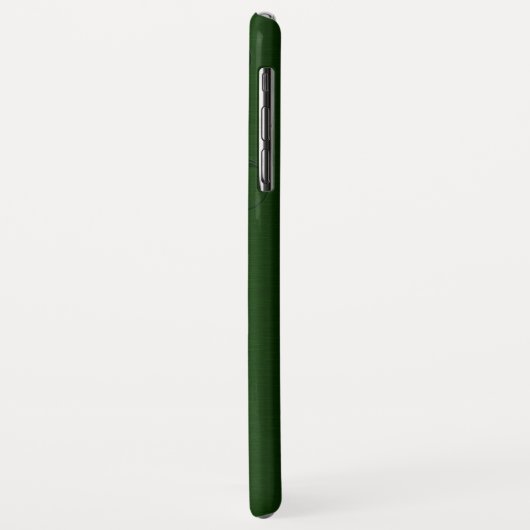 Metallic groene achtergrond met donkere groene kan Case-Mate iPhone case (Achterkant/links)