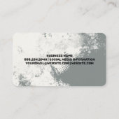 Metallic | Grunge Background | Construction Visitekaartje (Achterkant)