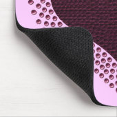 Metallic Heart Mousepad, Paars Muismat (Hoek)