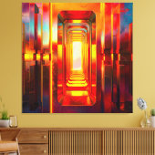 Metallic hemellucht canvas afdruk (Insitu (Woonkamer))