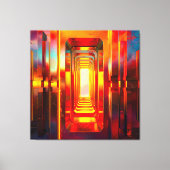 Metallic hemellucht canvas afdruk (Voorkant)