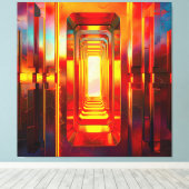 Metallic hemellucht canvas afdruk (Insitu (Houten vloer))