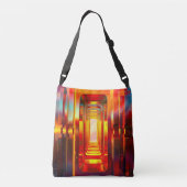 Metallic hemellucht crossbody tas (Achterkant)