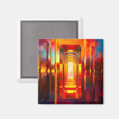 Metallic hemellucht magneet (Voorkant / Achterkant)