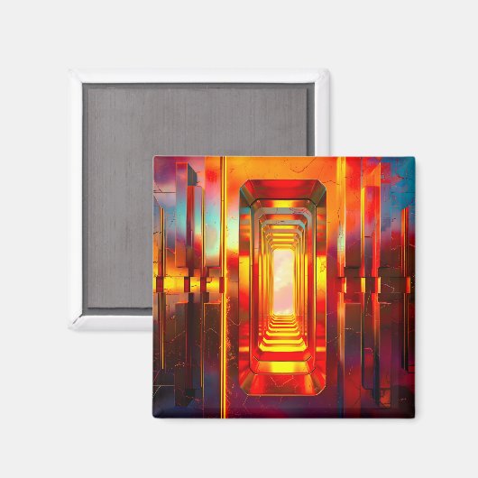 Metallic hemellucht magneet (Voorkant / Achterkant)