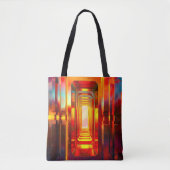 Metallic hemellucht tote bag (Voorkant)