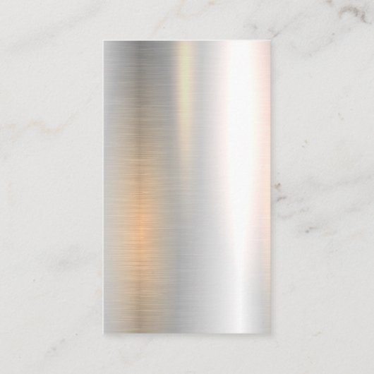 Metallic High Gloss | Brass Scribble Visitekaartje (Achterkant)