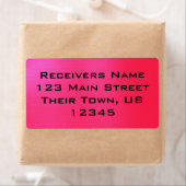 Metallic Hot Pink Etiket (Insitu)