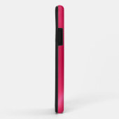 Metallic Hot Pink Roestvrij staal Metalen look Case-Mate iPhone Case (Achterkant/rechts)