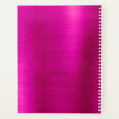 Metallic Hot Roze Signatuur Monogram 2025 Planner (Achterkant)