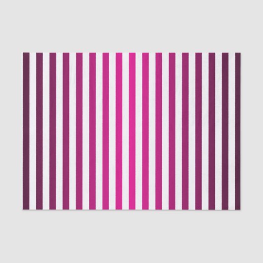 Metallic hotroze en witte strepen tissuepapier (Voorkant)