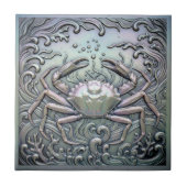 Metallic Iridescent Crab ID1223 Tegeltje (Voorkant)