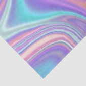Metallic Iridescent Rainbow Pink Aqua Purple Tissuepapier (Detail)