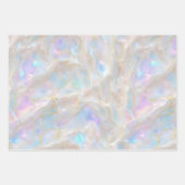 Metallic iriserende opaal edelsteen kristal Elegan Inpakpapier Vel (Voorkant 2)