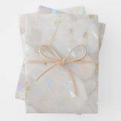 Metallic iriserende opaal edelsteen kristal Elegan Inpakpapier Vel (In situ)