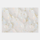 Metallic iriserende opaal edelsteen kristal Elegan Inpakpapier Vel (Voorkant)
