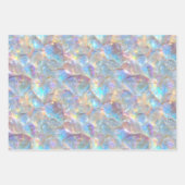 Metallic iriserende regenboog holografische Girly Inpakpapier Vel (Voorkant 3)