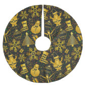 Metallic kerstcollage kerstboom rok (Voorkant)