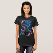 Metallic kleuren Wolf T-shirt (Voorkant volledig)