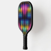 Metallic kleurenlijnen ontwerp pickleball paddle (Links)