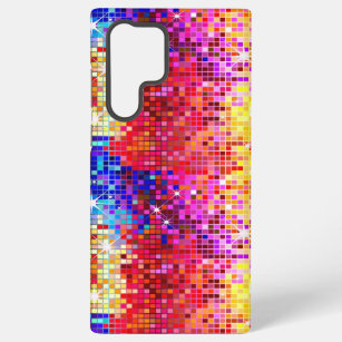 Metallic kleurrijke reeksen bekijken Disco-spiegel Samsung Galaxy Hoesje