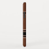 Metallic koper bruin geometrisch ontwerp 2 Case-Mate iPhone case (Achterkant/rechts)