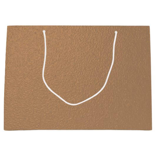Metallic koper-kleurige grote cadeautas (Voorkant)