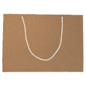 Metallic koper-kleurige grote cadeautas (Achterkant)