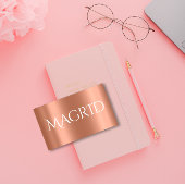 Metallic koper Modern Minimalism Visitekaartje