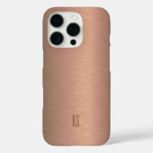 Metallic koper textuur look achtergrond Case-Mate iPhone case (Achterkant)