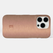 Metallic koper textuur look achtergrond Case-Mate iPhone case (Achterkant (horizontaal))