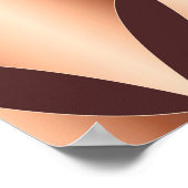 Metallic koperdiamant, patroon. poster (Hoek)