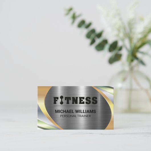 Metallic Laagjes | Fitness Loyalty Card (Staand voorkant)