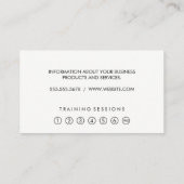 Metallic Laagjes | Fitness Loyalty Card (Achterkant)