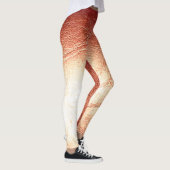 Metallic Leggings uit gele lederen en unieke (Rechts)